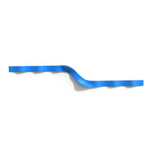 The Plastic modular pump track layout Dynamo is our most exciting Micro Track, featuring 7 rollers and 2 turns!