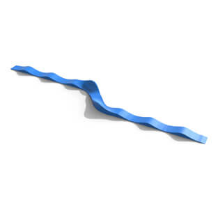 The Plastic modular pump track layout Dynamo is our most exciting Micro Track, featuring 7 rollers and 2 turns!