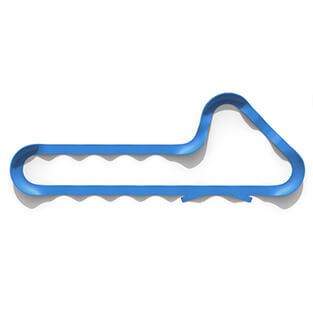 The Plastic modular pump track layout Cyclone is an extended version of Cosmo.