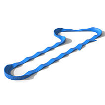 The Plastic modular pump track layout Cyclone is an extended version of Cosmo.
