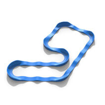 The Plastic modular pump track layout Hyper boost is a little more demanding and very versatile.