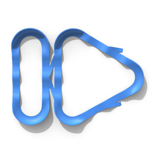 The Plastic modular pump track layout Nexus is a collection of two classic tracks.