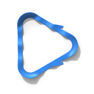 The Plastic modular pump track layout Nova Trek has a large area in the middle that can be used however you’d like.