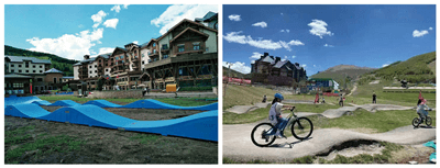 Pump Tracks in Resort