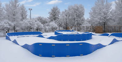 Pump Tracks in Ski Resort