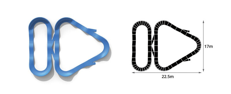 The Nexus Triangular Pump Track