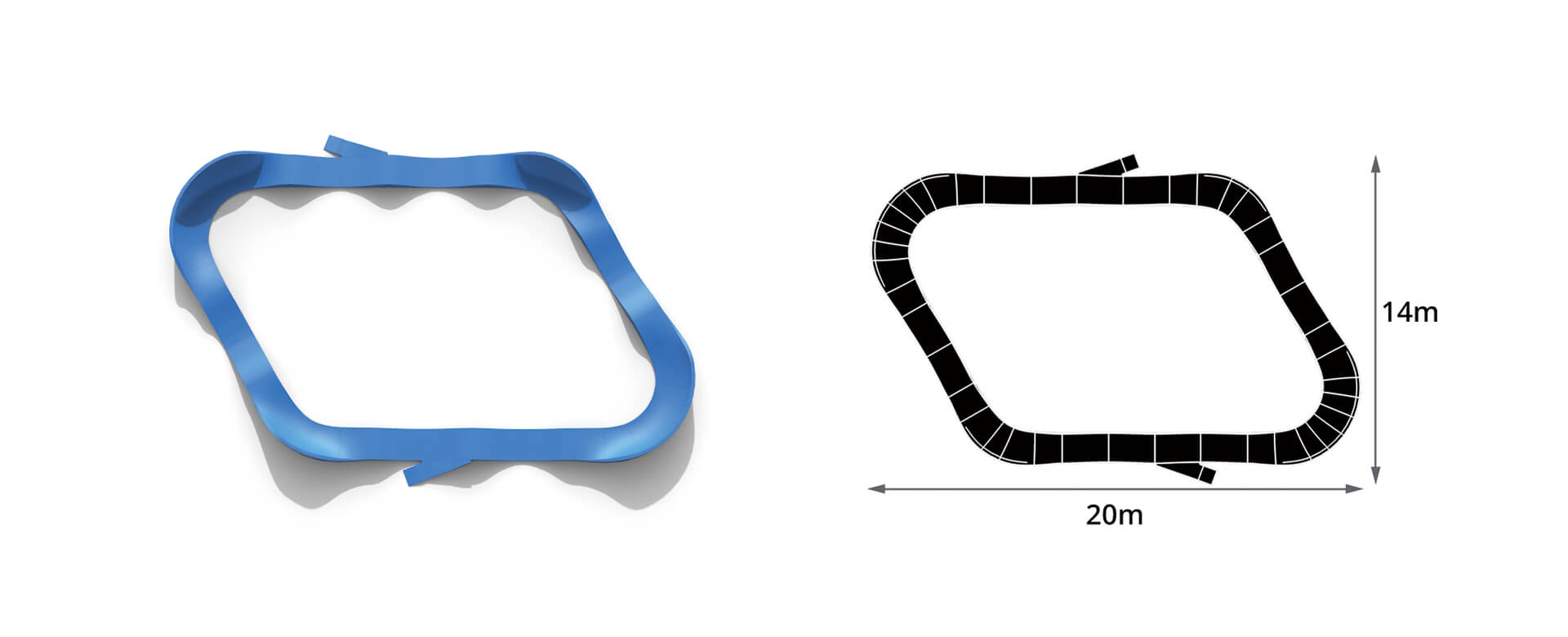The Stellar Triangular Pump Track