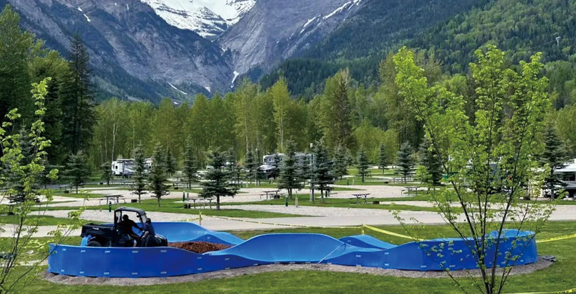 A pump track is a special kind of path