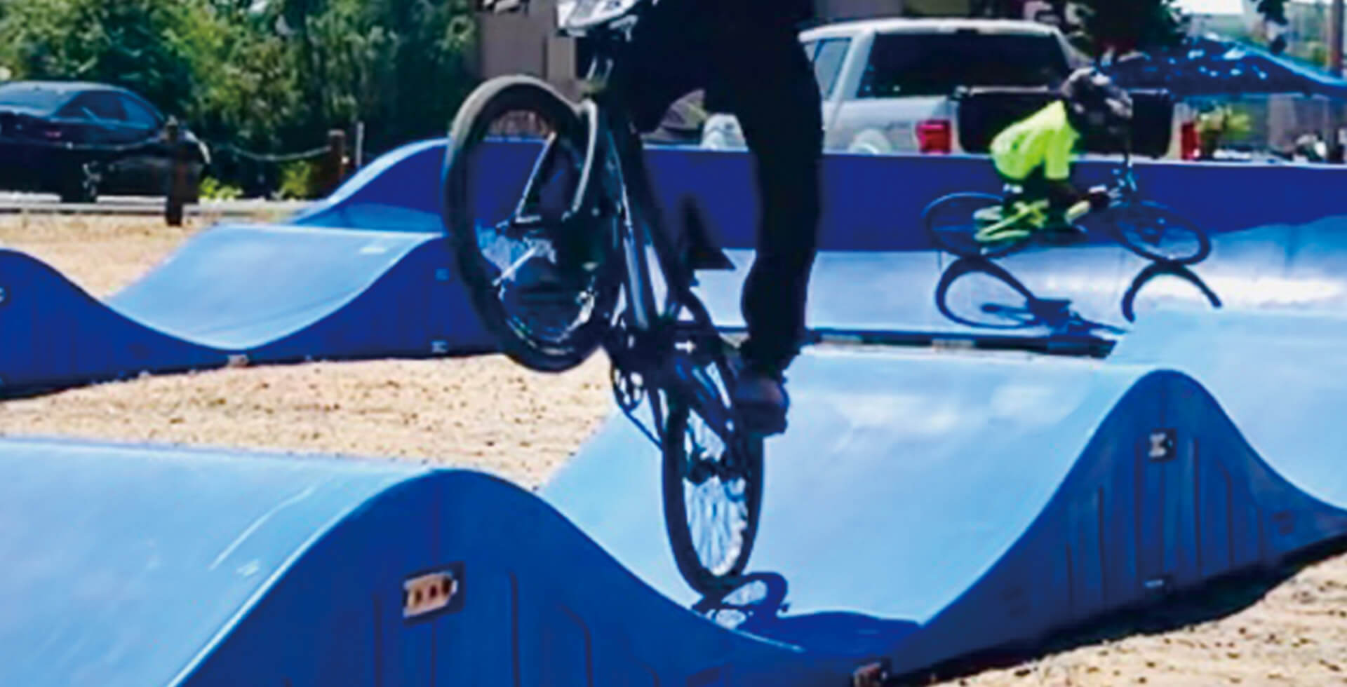 Pump tracks act as gathering spots