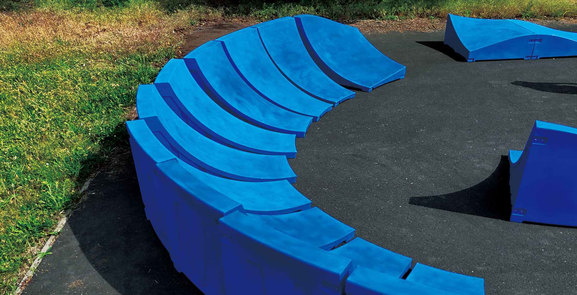 install a pump track on concrete