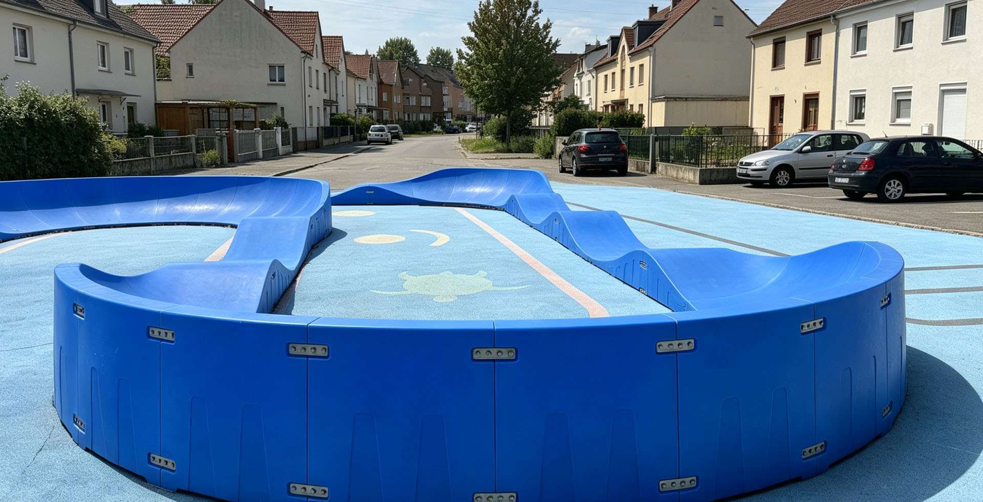 Pump Track Increase the Appeal of a New Residential Development