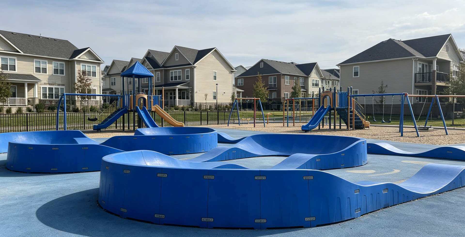 Pump Track or Playground for New Homes