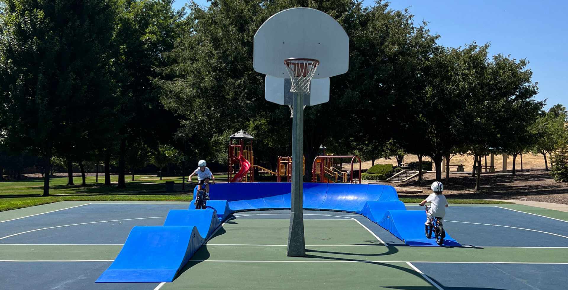 Pump Track Layout Supports Rider Progression