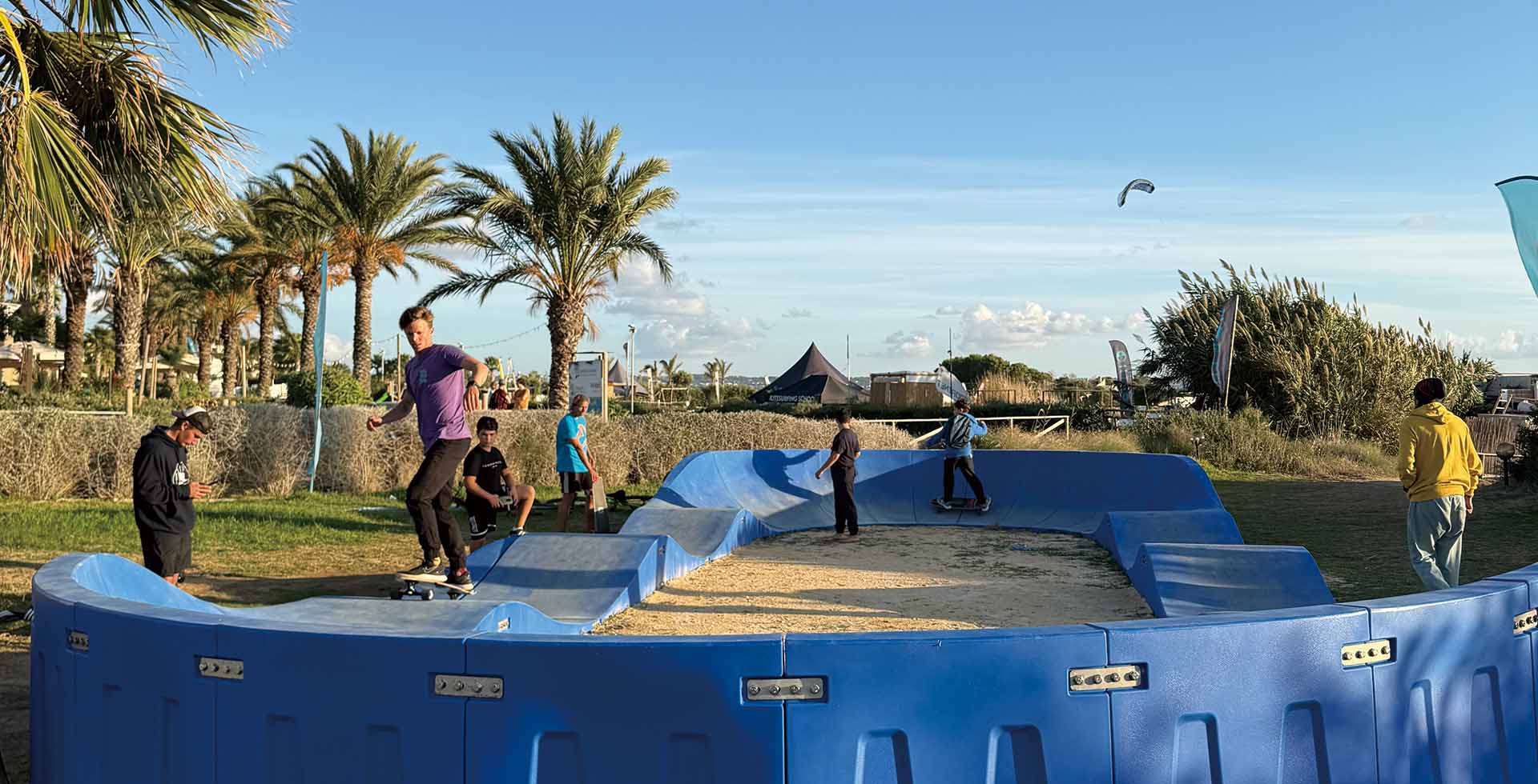 Skateboard Pump Track