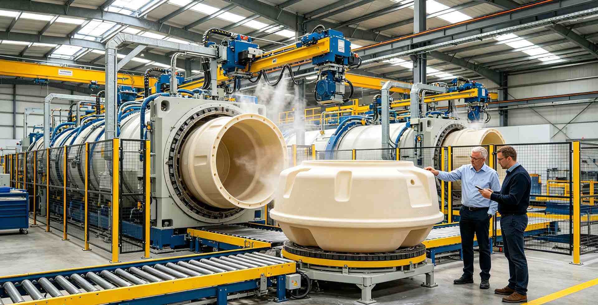 Factory quality inspection of modular pump track components